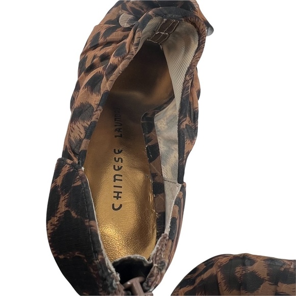 Chinese Laundry Women’s Brown Peep Toe High Heel Cheetah Pumps Size 6.5 Women’s - Picture 5 of 11
